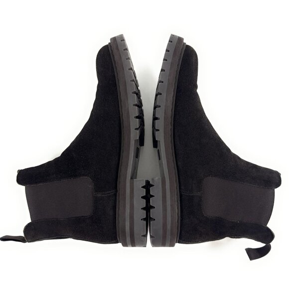 Common Projects Mens Winter Chelsea Boots Brown Suede Size 45 US 12 Italy - Picture 8 of 14